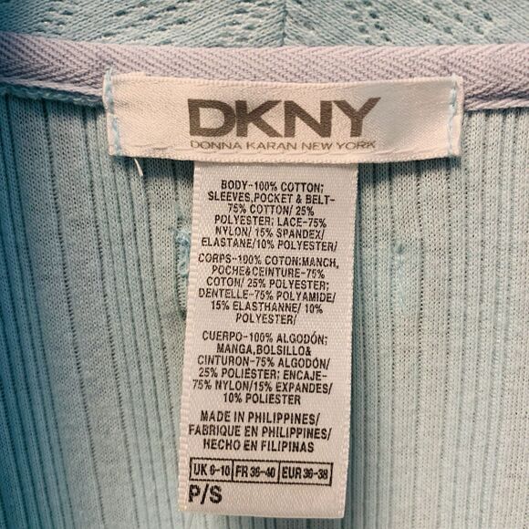 DKNY Wrap Dress Size P/S Wonder Blue Style:429433 New w/Tags - Picture 4 of 12